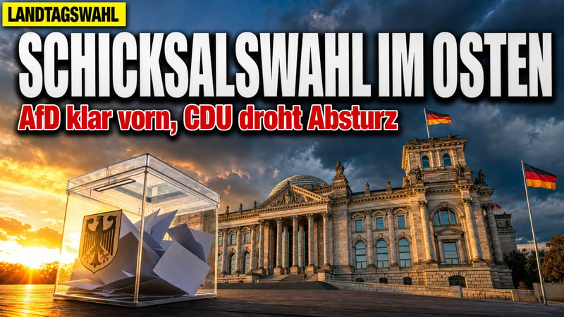 Schicksalswahl im Osten: Für Merz gibt es keinen guten Ausgang