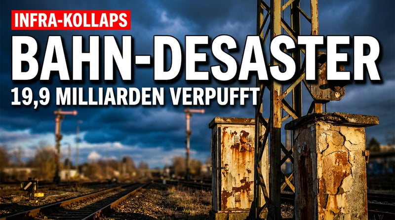 Schienen-Desaster auf Raten: Bahn-Infrastruktur dümpelt trotz Milliardenflut bei Note 3,0