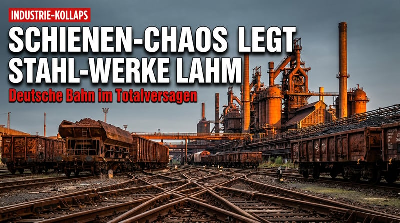 Schienenchaos als Sargnagel: Wie die Bahn der deutschen Stahlindustrie den Rest gibt