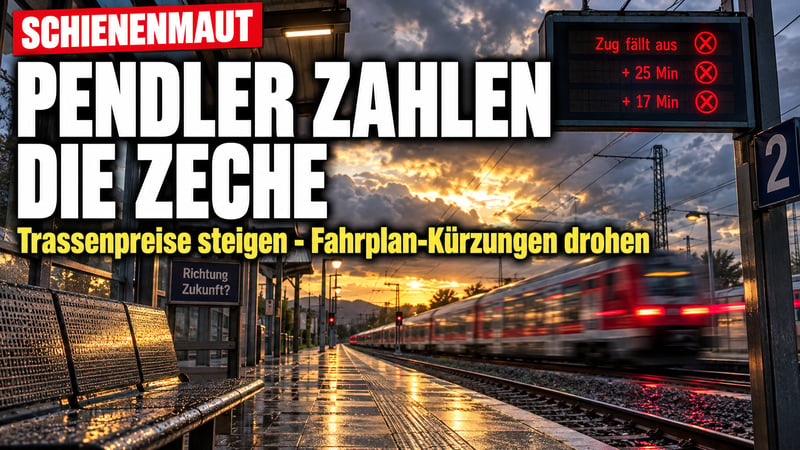 Schienenmaut-Schock: Berlin lÀsst Pendler am Bahnsteig stehen!