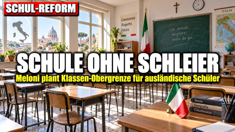 Schleier-Verbot und Quote: Meloni greift in Italiens Klassenzimmer durch