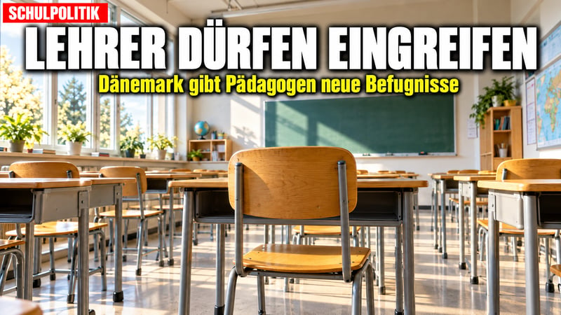 Schluss mit Chaos im Klassenzimmer: Dänemark gibt Lehrern Eingriffsrecht!
