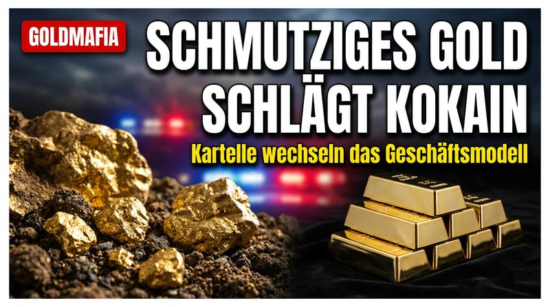 Schmutziges Gold schlägt Kokain: Wie das organisierte Verbrechen sein Geschäftsmodell umbaut