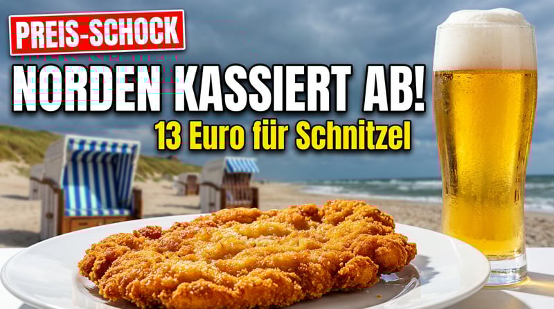 Schnitzel und Bier: Warum der Norden Deutschlands seine Gäste kräftig zur Kasse bittet