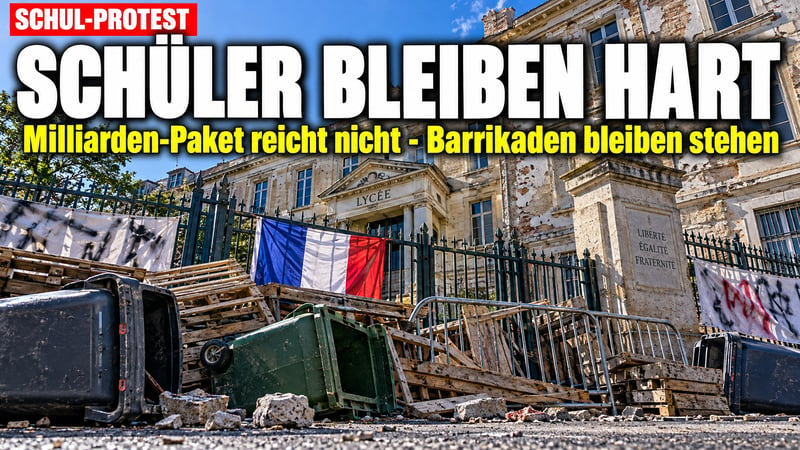 Schul-Aufstand in Frankreich: Schüler lassen die Barrikaden stehen!