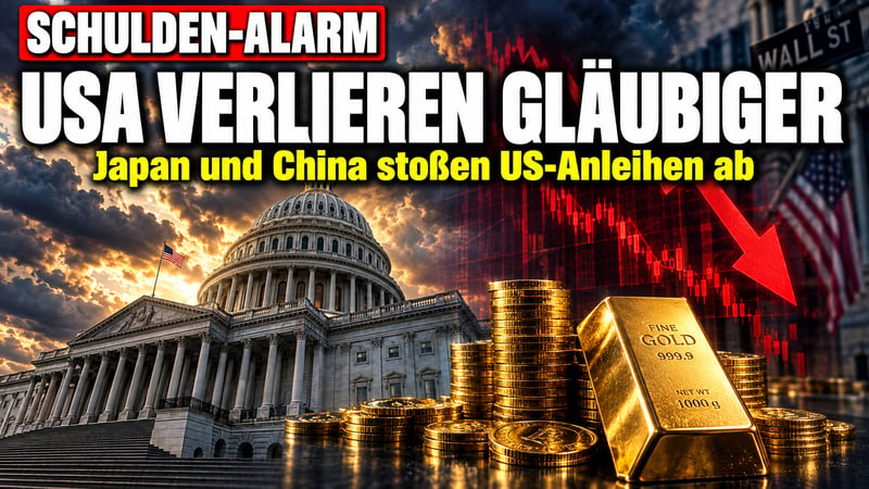Schulden-Alarm in Washington: Japan und China stoßen US-Anleihen ab!