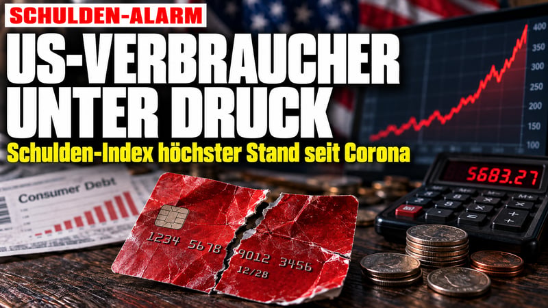 Schulden-Falle USA: Verbraucher-Stress auf dem Höchststand seit Corona!