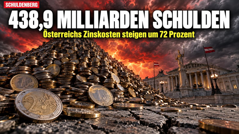 Schuldenberg wie nach dem Krieg: Österreich steuert auf 439 Milliarden zu!