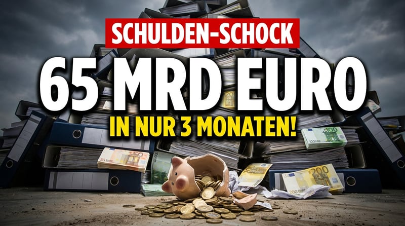 Schuldenrausch der Republik: 65 Milliarden Euro in nur drei Monaten – auf Kosten unserer Kinder