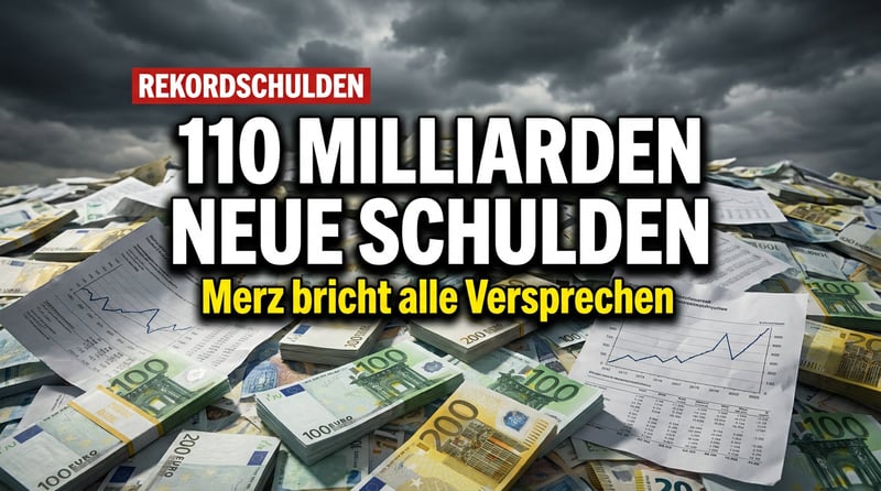 Schuldenrausch im Kanzleramt: Merz und Klingbeil treiben Neuverschuldung auf 110 Milliarden Euro