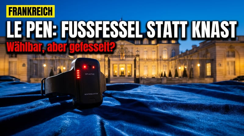Schuldig, aber wählbar: Wie die französische Justiz Marine Le Pen mit der elektronischen Fußfessel zähmen will