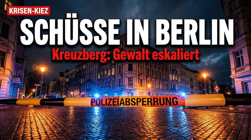 Schüsse in Kreuzberg: Wieder einmal wird Berlin zum Schauplatz brutaler Gewalt