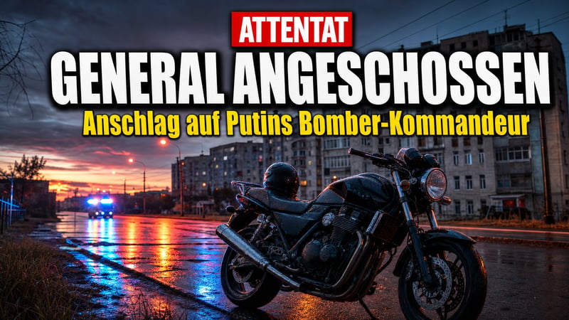Schüsse vom Motorrad: Putins Bomber-General schwer verletzt