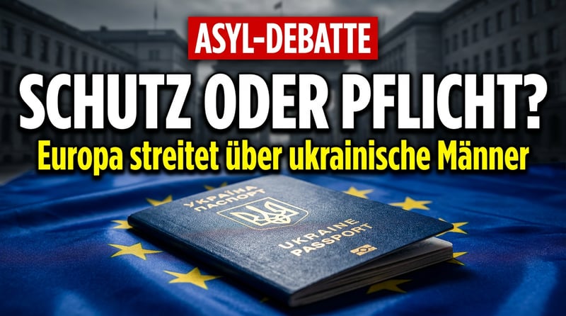 Schutzbedürftig oder Deserteur? Europas brisanter Streit um die ukrainischen Männer