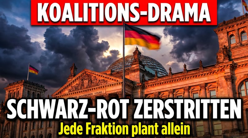 Schwarz-Rot am seidenen Faden: Wenn jede Fraktion plötzlich allein plant