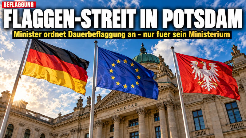 Schwarz-Rot-Gold am Ministerium: Warum erst jetzt, Herr Redmann?