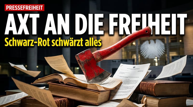 Schwarz-Rot legt die Axt an die Pressefreiheit: Wie die Große Koalition das Informationsfreiheitsgesetz aushöhlt