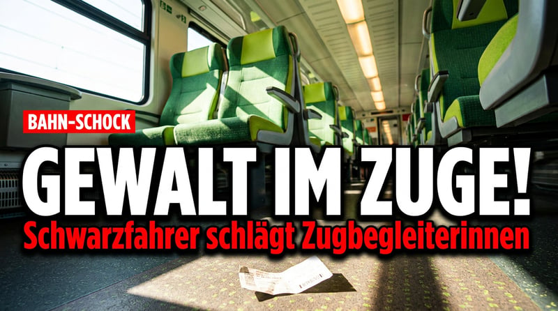 Schwarzfahrer-Eklat im Flixtrain: Somalier prügelt auf zwei Zugbegleiterinnen ein