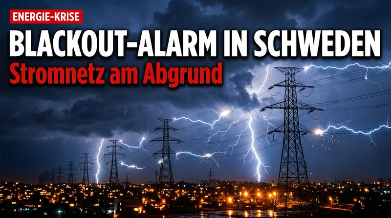 Schweden am Rande des Blackouts: Wie zwei Störungen das nordische Stromnetz an die Klippe brachten