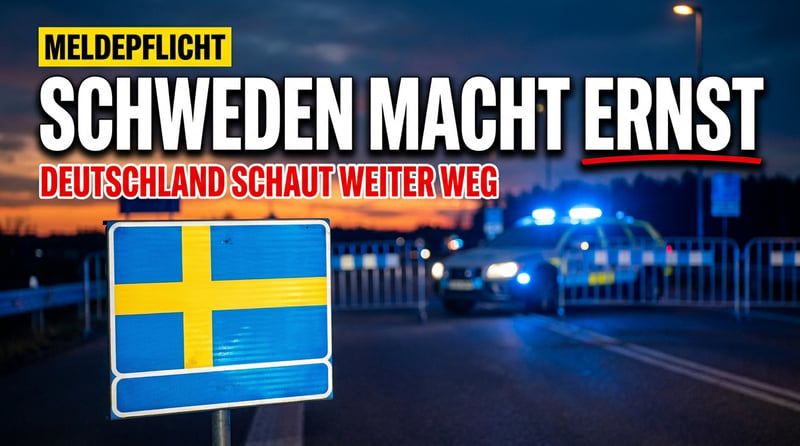 Schweden macht Ernst: Behörden müssen illegale Migranten künftig an die Polizei melden – während Deutschland weiter wegschaut
