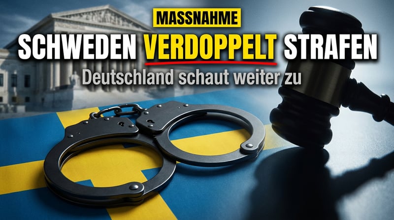 Schweden zieht die Notbremse: Doppelte Strafen für Bandenkriminelle – und Deutschland schaut weiter zu