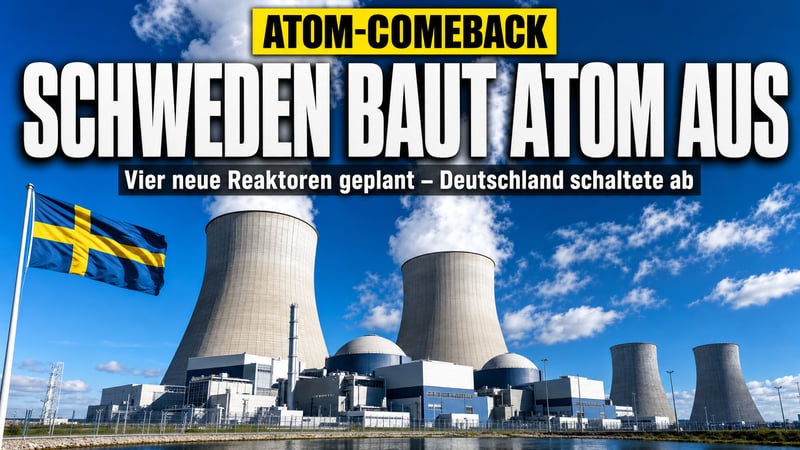 Schwedens Atom-Comeback: 1,2 Gigawatt – und Deutschland schaut zu!