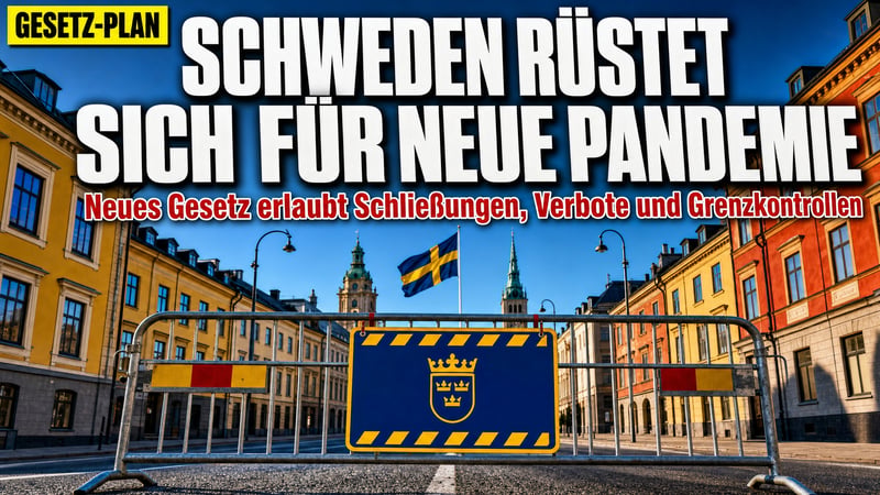 Schwedens Kehrtwende: Lockdown-Paragrafen statt Sonderweg!