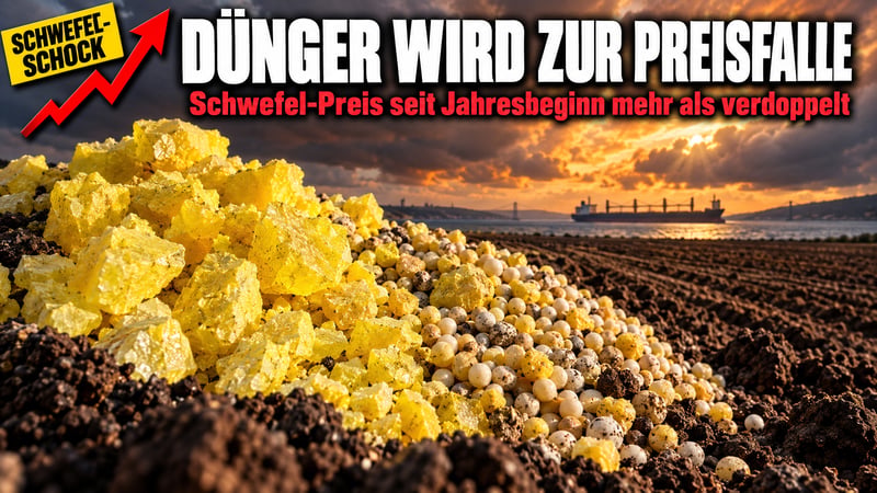 Schwefel-Schock am Golf: Jetzt wird der Dünger zur Preisfalle!