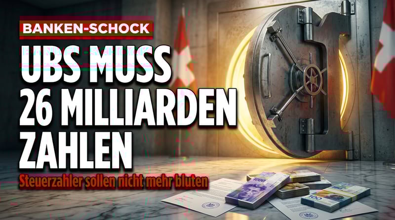 Schweizer Finanzaufsicht zwingt UBS zu Milliarden-Puffer – Steuerzahler sollen nicht mehr bluten