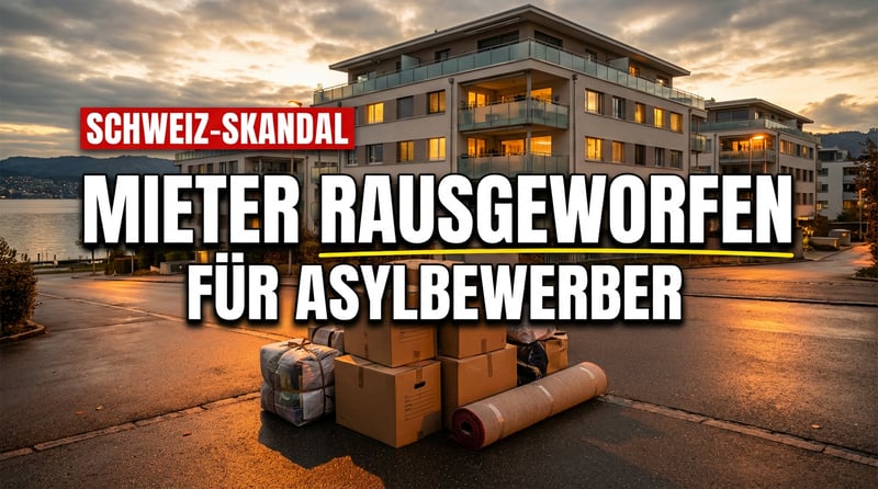 Schweizer Gemeinde wirft Mieter auf die Straße – um Asylbewerber einzuquartieren