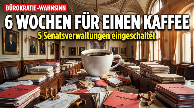 Sechs Wochen, fünf Senatsverwaltungen, ein Kaffee: Wie Berlins Verwaltung eine Wohltätigkeitsaktion zerlegte