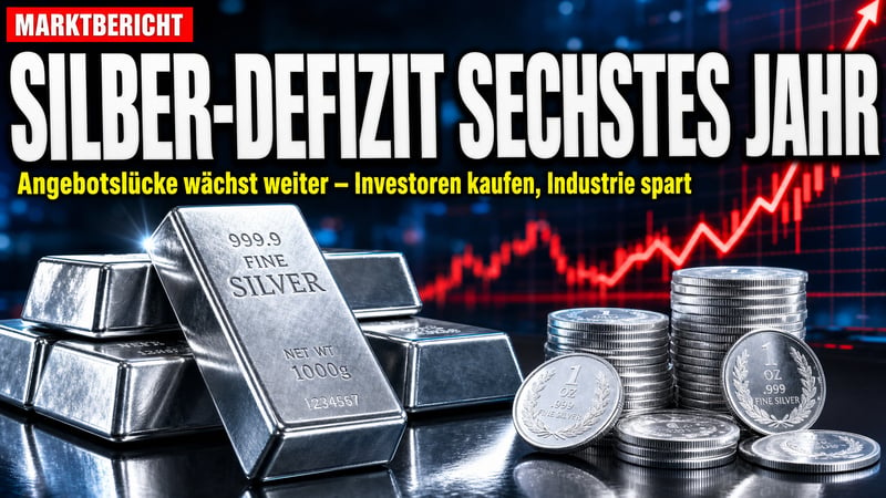 Sechstes Defizitjahr in Folge: Silber wird zum Nervenspiel