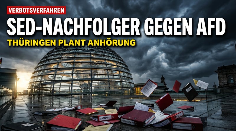 SED-Nachfolger will AfD verbieten lassen: Thüringer Linke plant öffentliche Anhörung