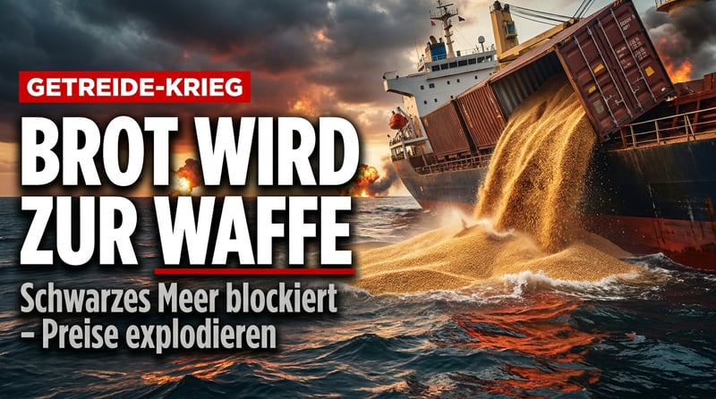 Seekrieg am Schwarzen Meer: Wenn Getreide zur Waffe wird und Europas Teller leerer werden