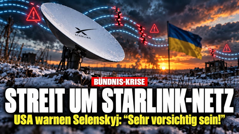 „Sehr vorsichtig sein!“: Washington warnt Selenskyj im Starlink-Streit