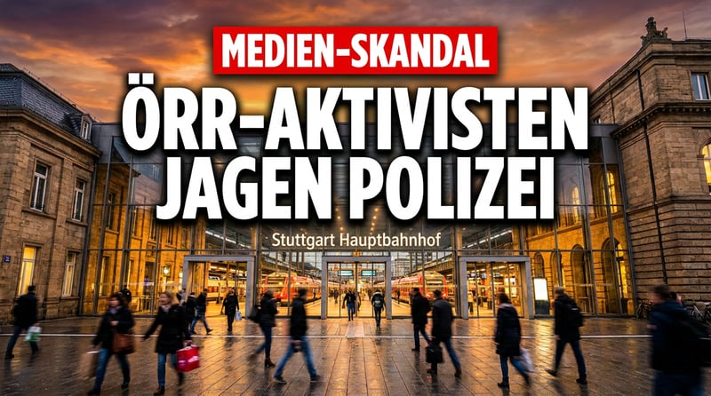 Selbsternannte ÖRR-„Journalisten" attackieren Polizei am Stuttgarter Hauptbahnhof – die nächste Stufe der Aktivisten-Republik
