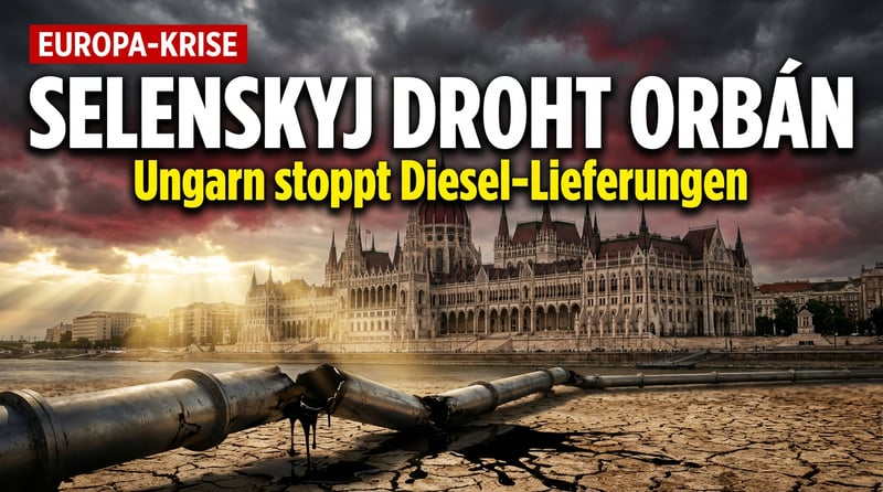 Selenskyj droht Orbán unverhohlen – und Europa schweigt