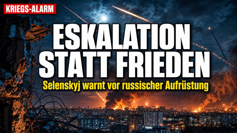 Selenskyj schlägt Alarm: "Moskau bereitet nicht Frieden vor"