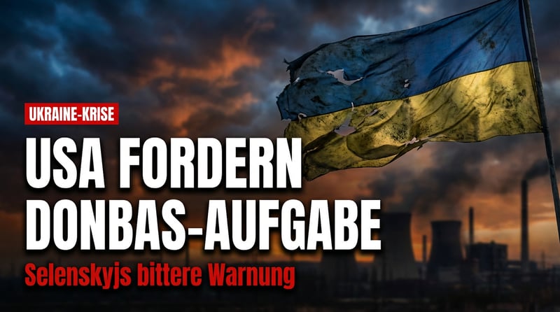 Selenskyjs bitteres Eingeständnis: Washington fordert Donbas-Aufgabe als Preis für Sicherheitsgarantien