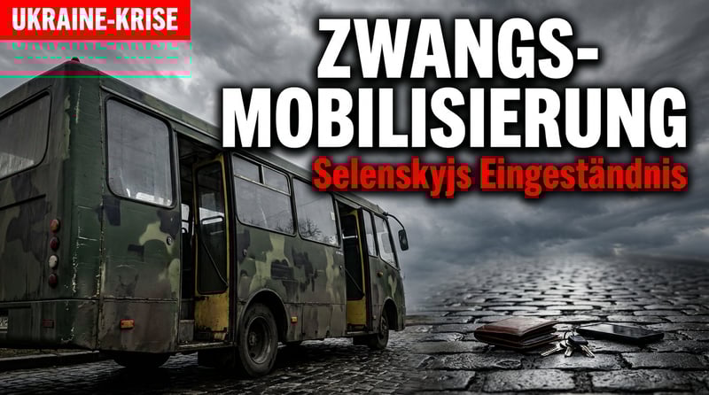 Selenskyjs spätes Eingeständnis: Die brutale Wahrheit hinter der ukrainischen Zwangsmobilisierung