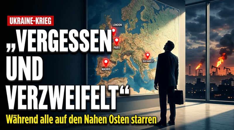 Selenskyjs verzweifelte Bettelreise durch Europa: Wenn der Krieg im Nahen Osten die Ukraine in den Schatten stellt
