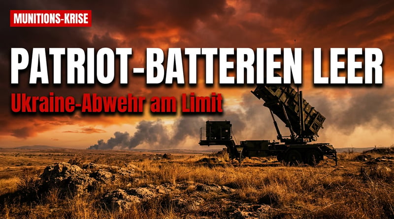 Selenskyjs verzweifelter Hilferuf an Trump: Patriot-Batterien ohne Munition – die Ukraine taumelt