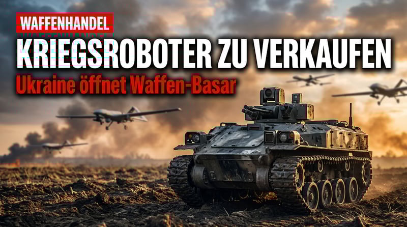 Selenskyjs Waffenbasar: Ukraine verkauft kampferprobte Kriegsroboter an den Meistbietenden