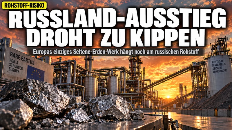 Seltene Erden: Europas Russland-Ausstieg droht zum Bumerang zu werden