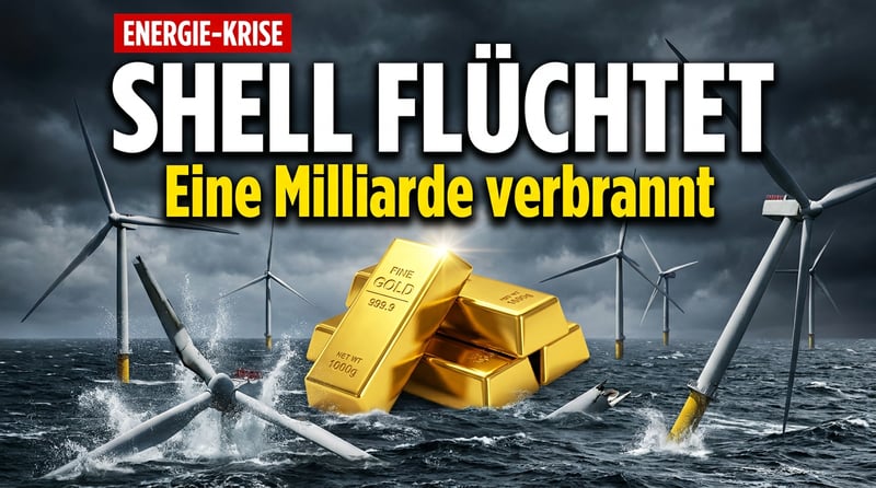 Shell flüchtet aus der Windkraft: Eine Milliarde Dollar als Quittung für den grünen Traum