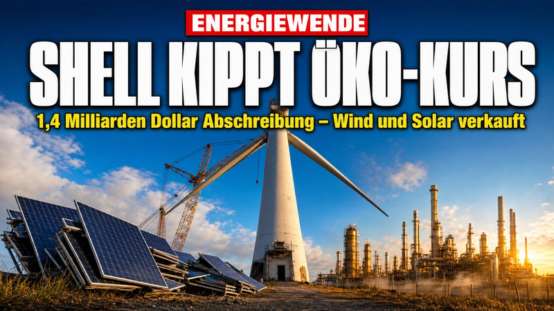 Shell kappt die Öko-Sparte: Milliarden-Abschreibung statt grüner Träume