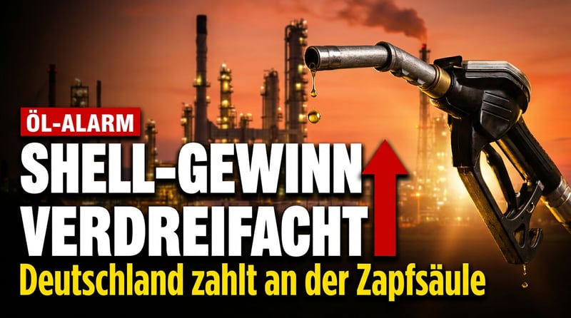 Shell verdreifacht den Gewinn – und Deutschland zahlt die Rechnung an der Zapfsäule