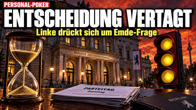 Showdown vertagt: Berliner Linke drückt sich um Emde-Entscheidung!