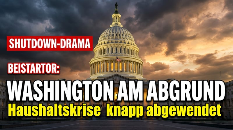 Shutdown-Drama in Washington: Repräsentantenhaus stimmt für Haushaltskompromiss