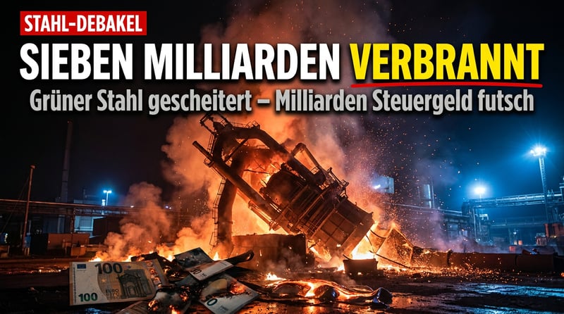 Sieben Milliarden verbrannt: Der grüne Stahl ist tot – und keiner will es gewesen sein